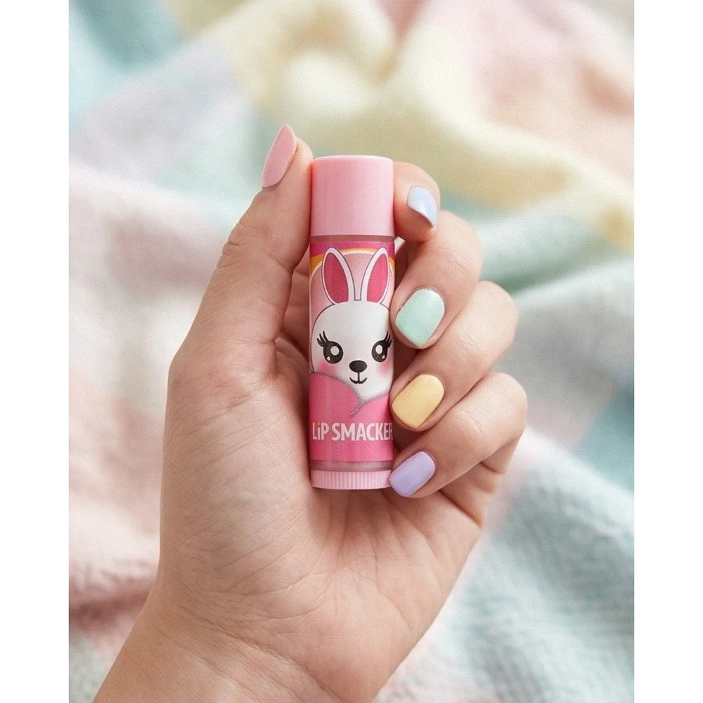 Lip Smacker Easter Bunny Lip Balm‎ Trio Egg Packaging 3pc Set Discontinued NEW